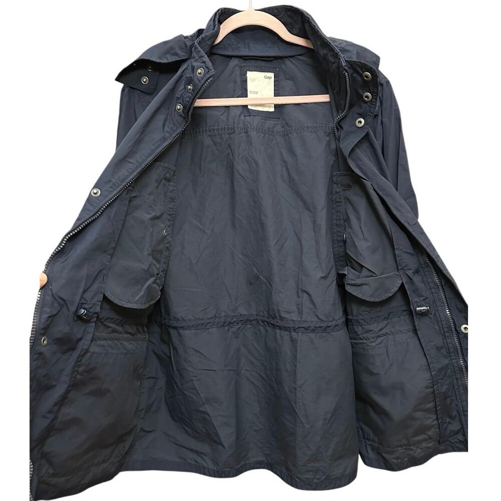 GAP Light Weight Nylon Cotton Jacket Navy Blue Size‎ Large - Picture 3 of 16